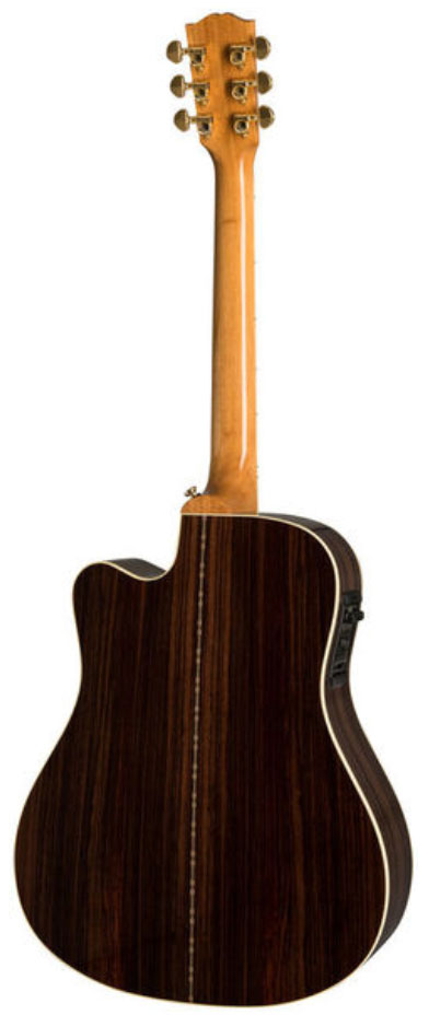 Gibson Songwriter Cutaway 2019 Dreadnought Epicea Palissandre Rw - Antique Natural - Elektroakustische Gitarre - Variation 1