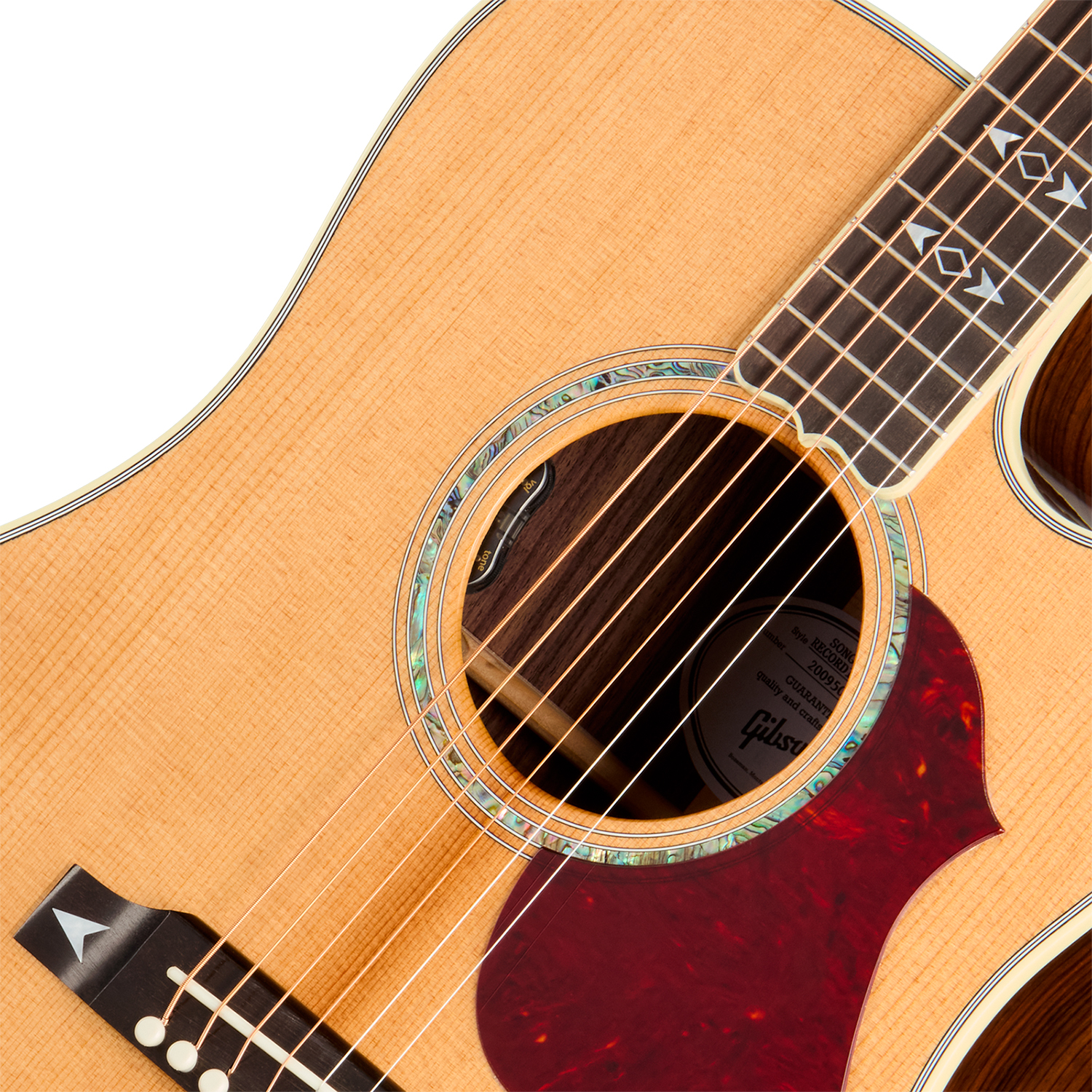 Gibson Songwriter Recording Artist Dreadnought Cw Epicea Palissandre Eb - Antique Natural - Folk-Gitarre - Variation 2