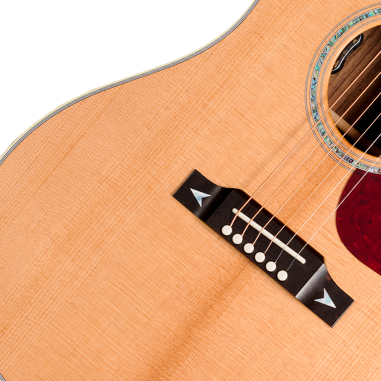 Gibson Songwriter Recording Artist Dreadnought Epicea Palissandre Rw - Antique Natural - Folk-Gitarre - Variation 3