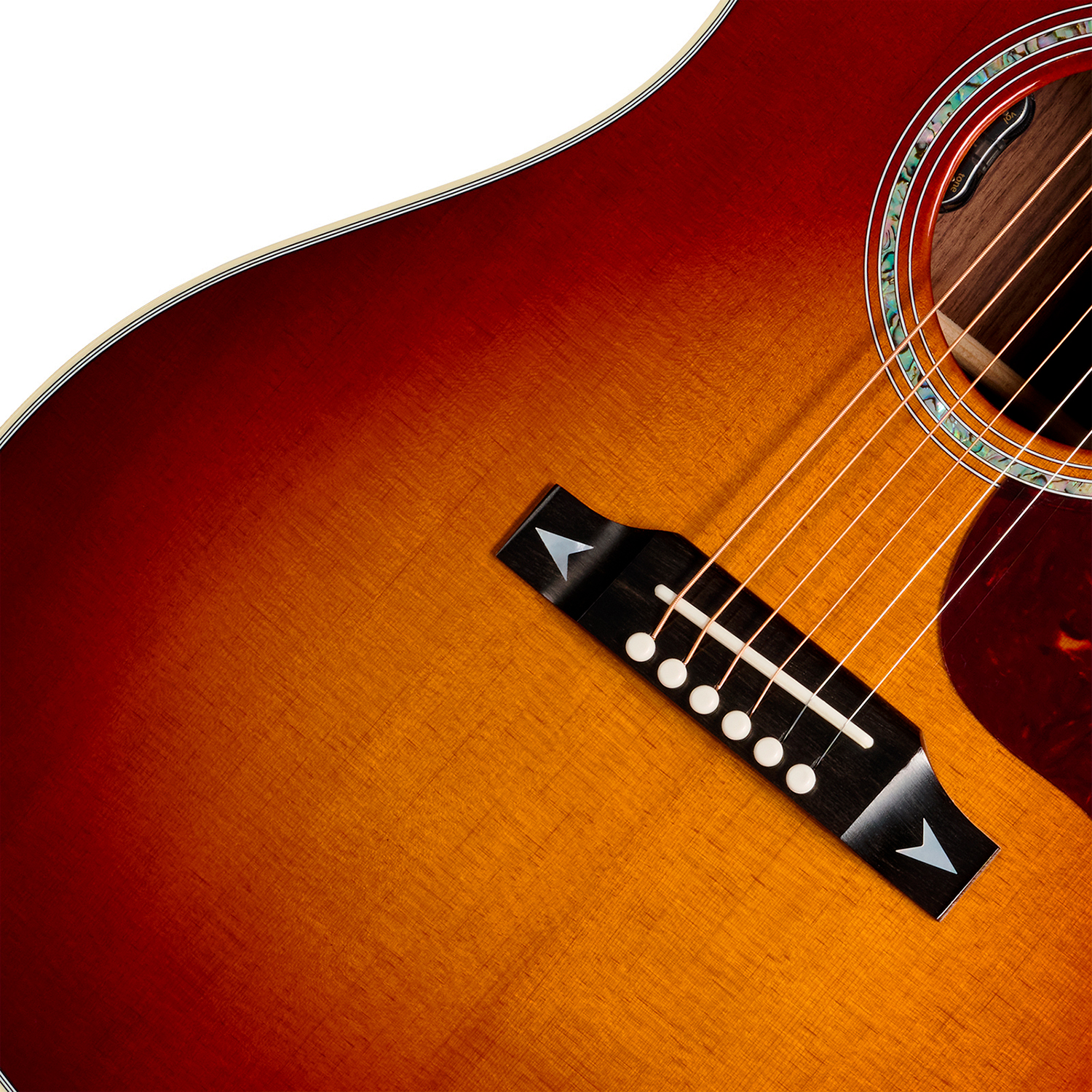 Gibson Songwriter Recording Artist Dreadnought Epicea Palissandre Rw - Rosewood Burst - Folk-Gitarre - Variation 3