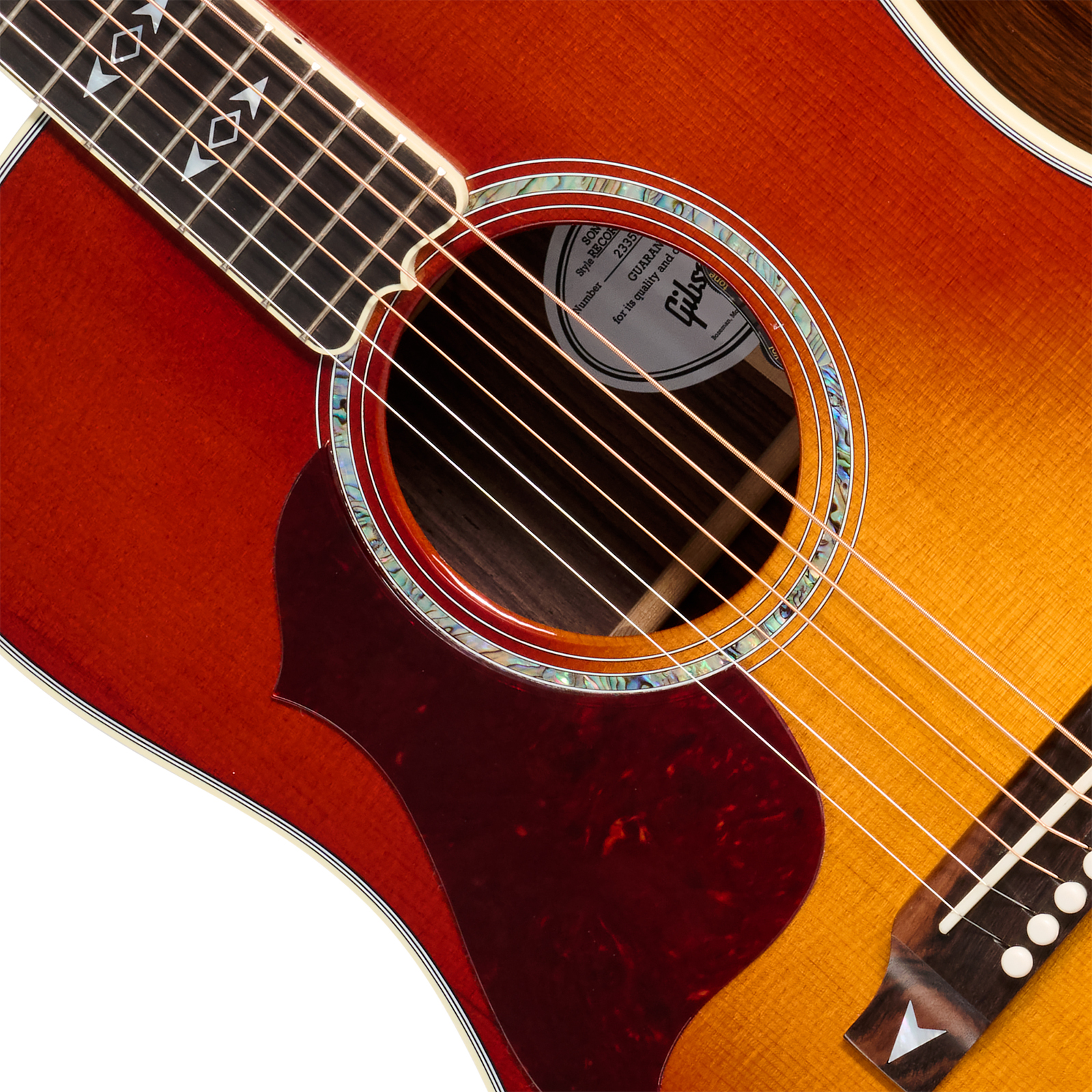Gibson Songwriter Recording Artist Lh (baggs Hifi Dna) Dreadnought Gaucher Epicea Palissandre Eb - Rosewood Burst - Folk-Gitarre - Variation 2