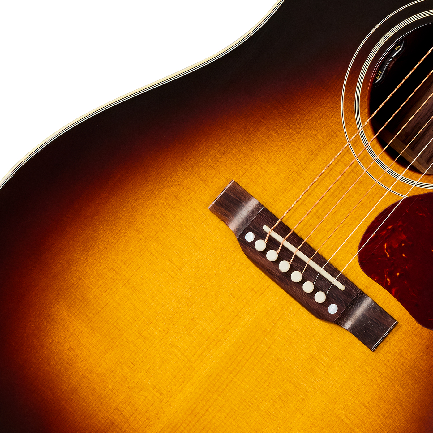 Gibson Southern Jumbo 40s Original (baggs Hifi Dna) Dreadnought Epicea Palissandre Rw - Vintage Sunburst - Folk-Gitarre - Variation 3