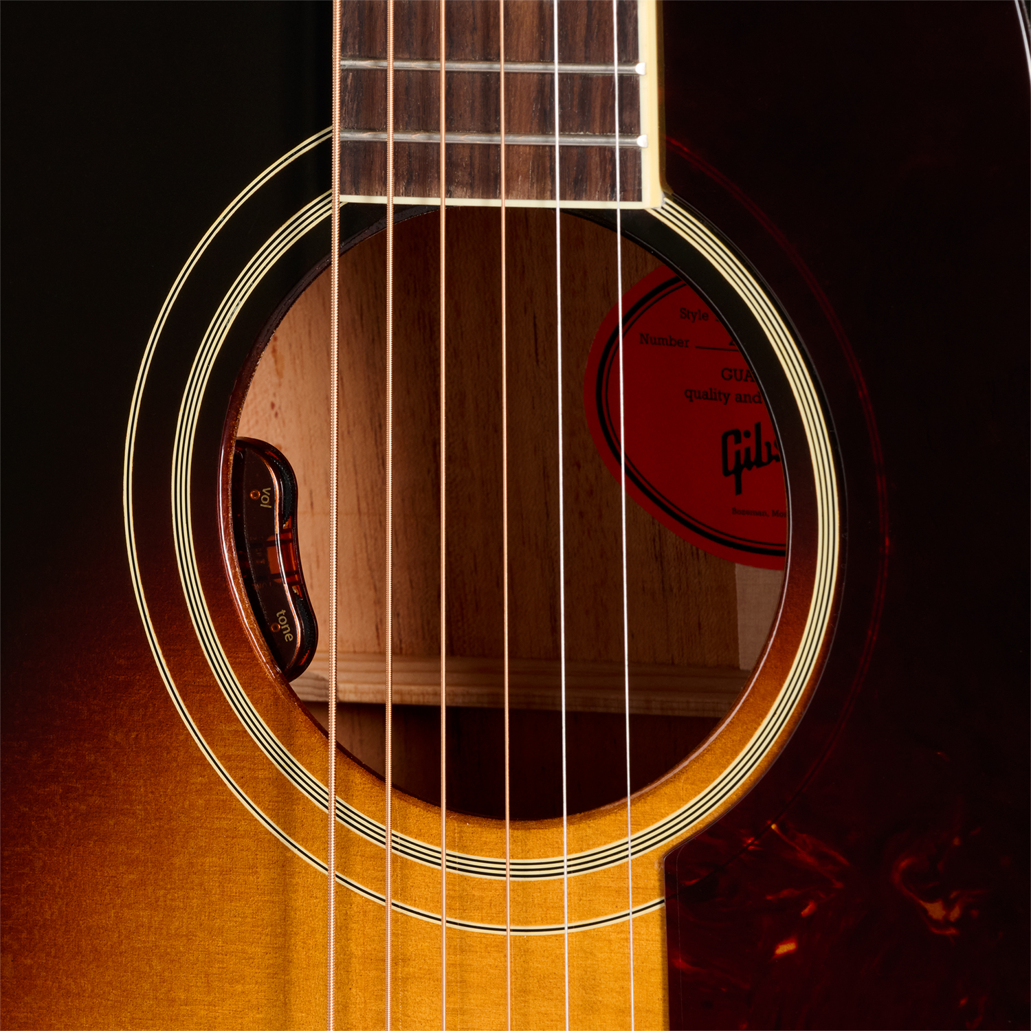 Gibson Southern Jumbo Original (baggs Hifi Dna) Dreadnought Epicea Acajou Rw - Vintage Sunburst - Folk-Gitarre - Variation 4