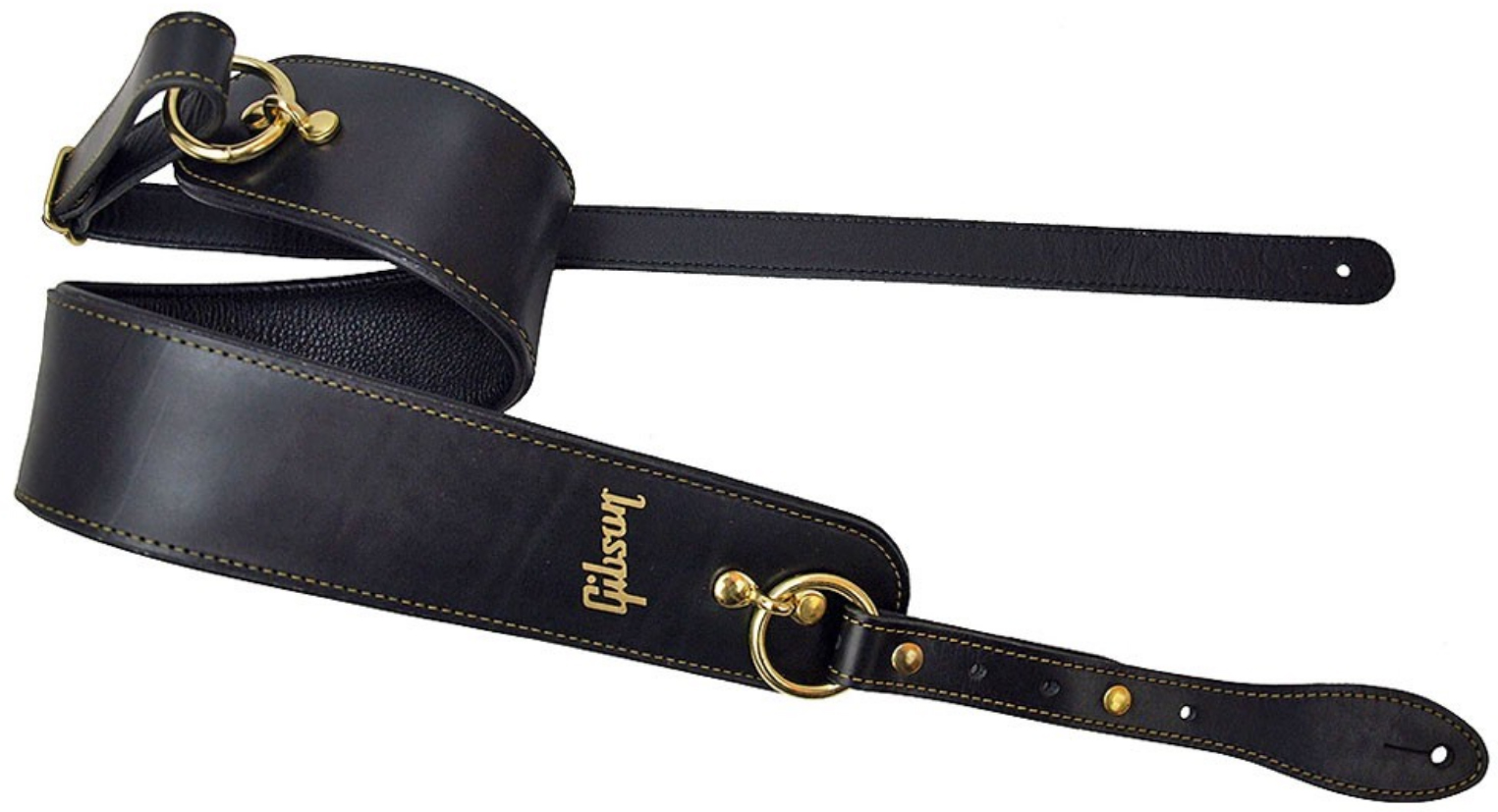 Gitarrengurt Gibson The Premium Saddle Guitar Strap Black