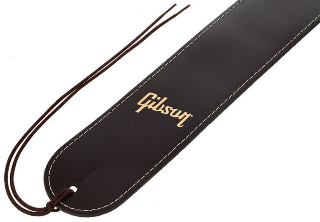 Gibson The Troubadour Acoustic Guitar Strap Cuir Brown - Gitarrengurt - Variation 1