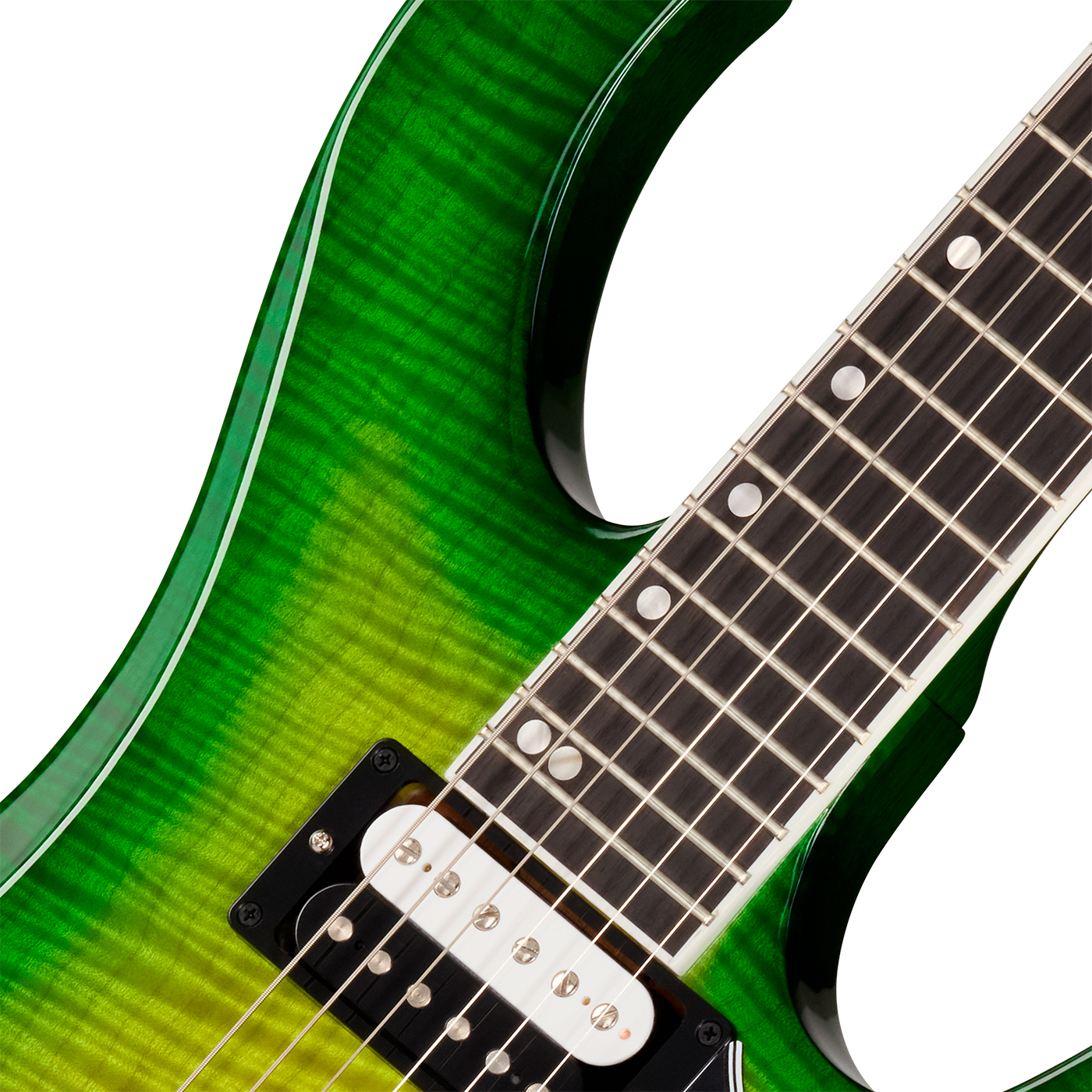 Gibson Victory Floyd Rose Usa 2h Fr Eb - Iguana Burst - Double Cut E-Gitarre - Variation 2