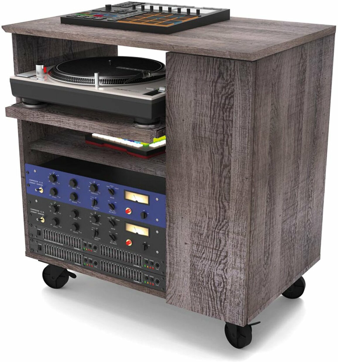 Glorious Modular Side Rack Finition Bois - Studiomöbel - Main picture