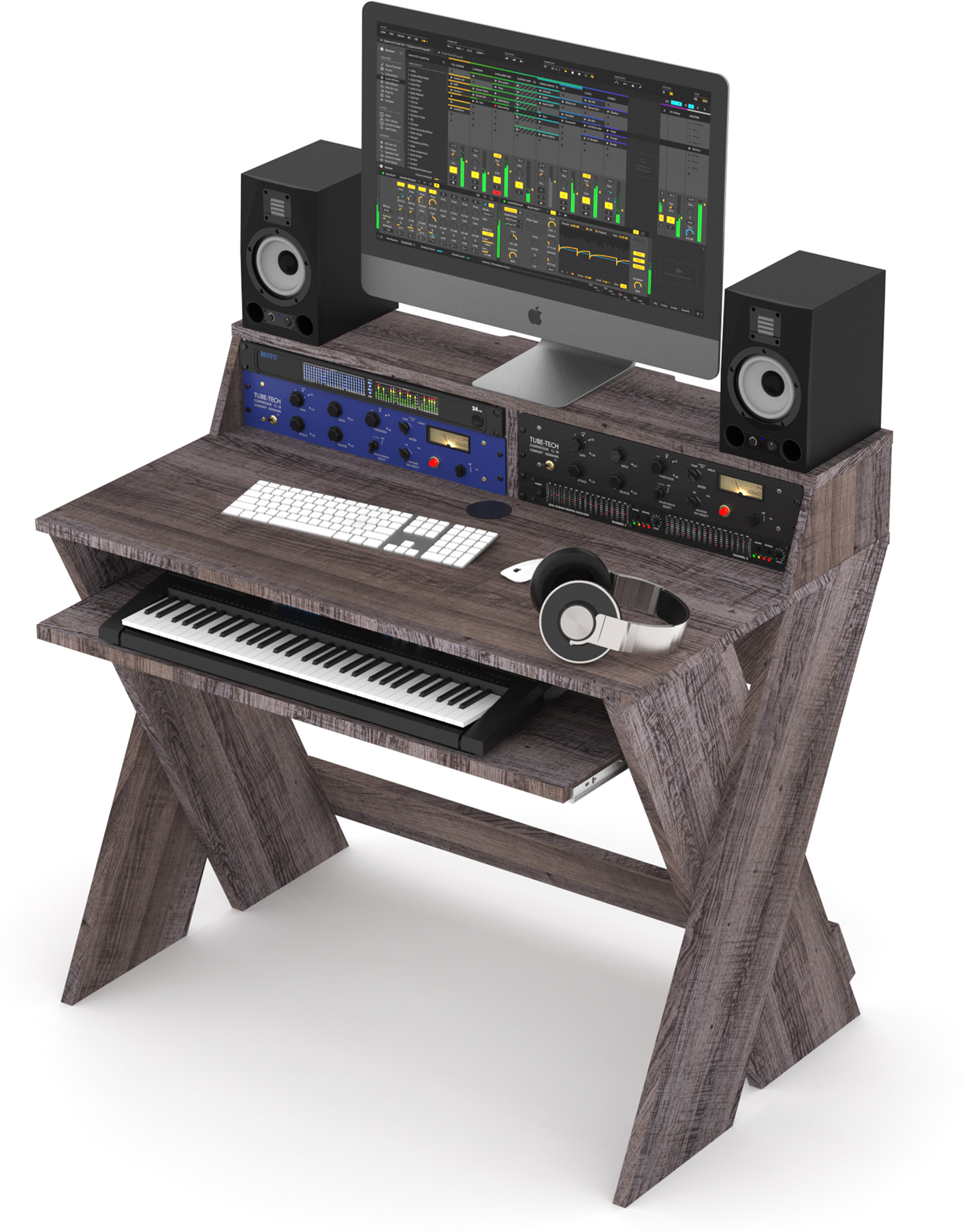 Glorious Sound Desk Compact Walnut - Studiomöbel - Main picture