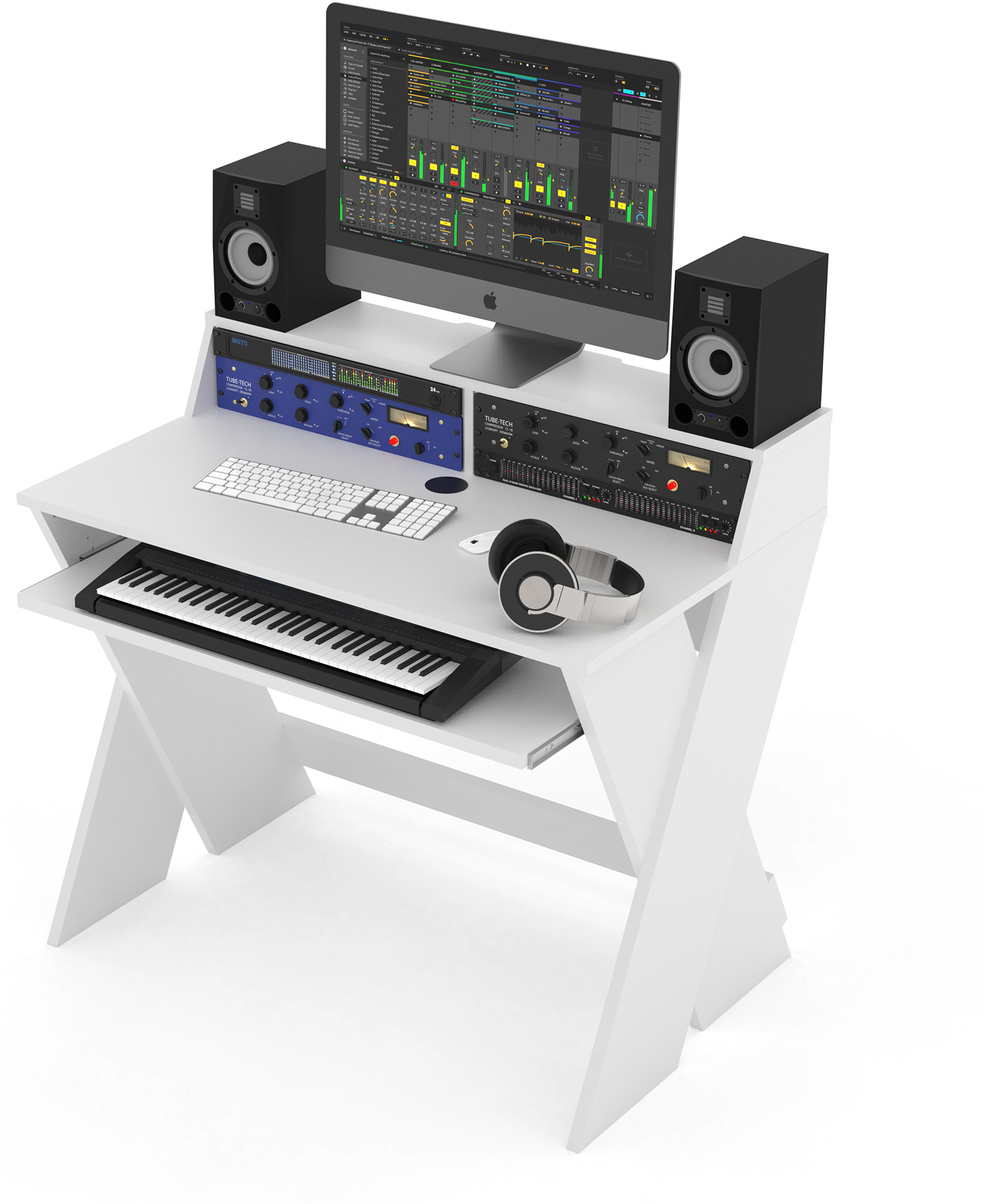 Glorious Sound Desk Compact White - Studiomöbel - Main picture
