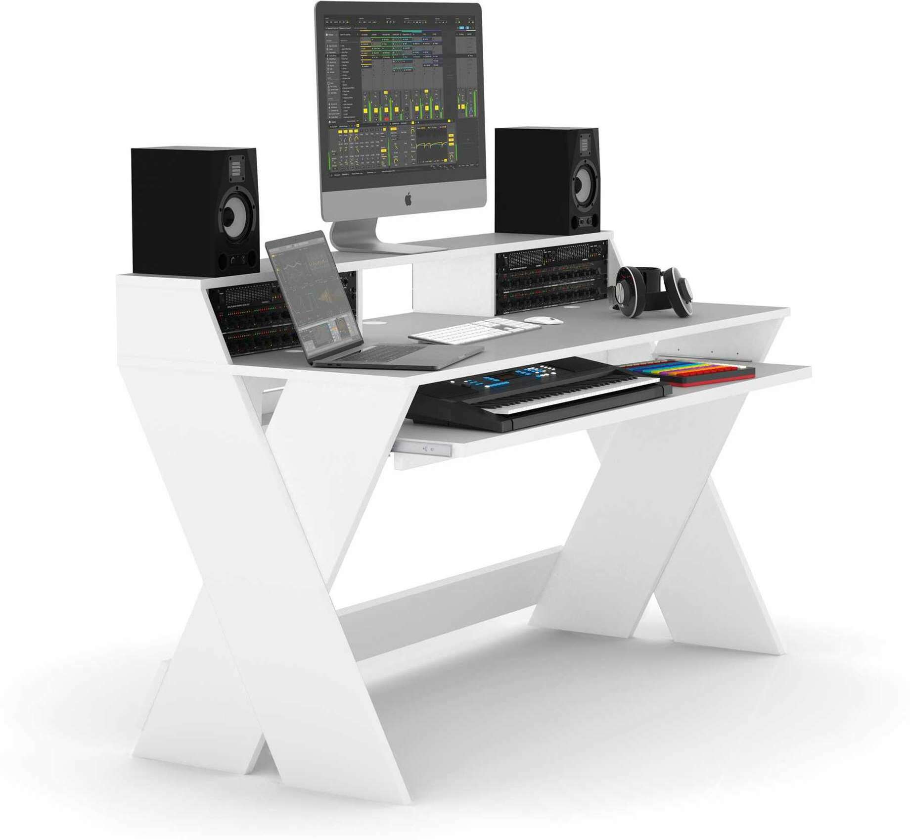 Glorious Sound Desk Pro Blanc - Studiomöbel - Main picture