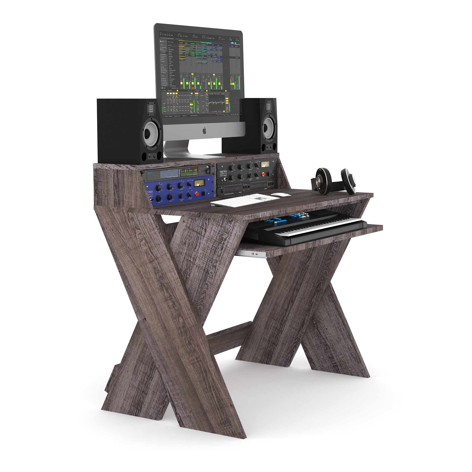 Glorious Sound Desk Compact Walnut - Studiomöbel - Variation 2