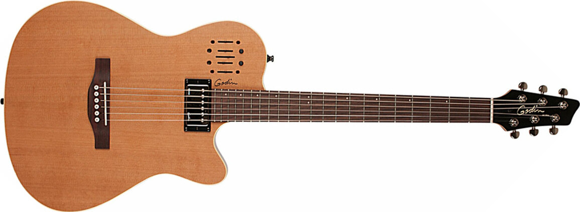 Godin A6 Ultra Rw +housse - Natural - Elektroakustische Gitarre - Main picture