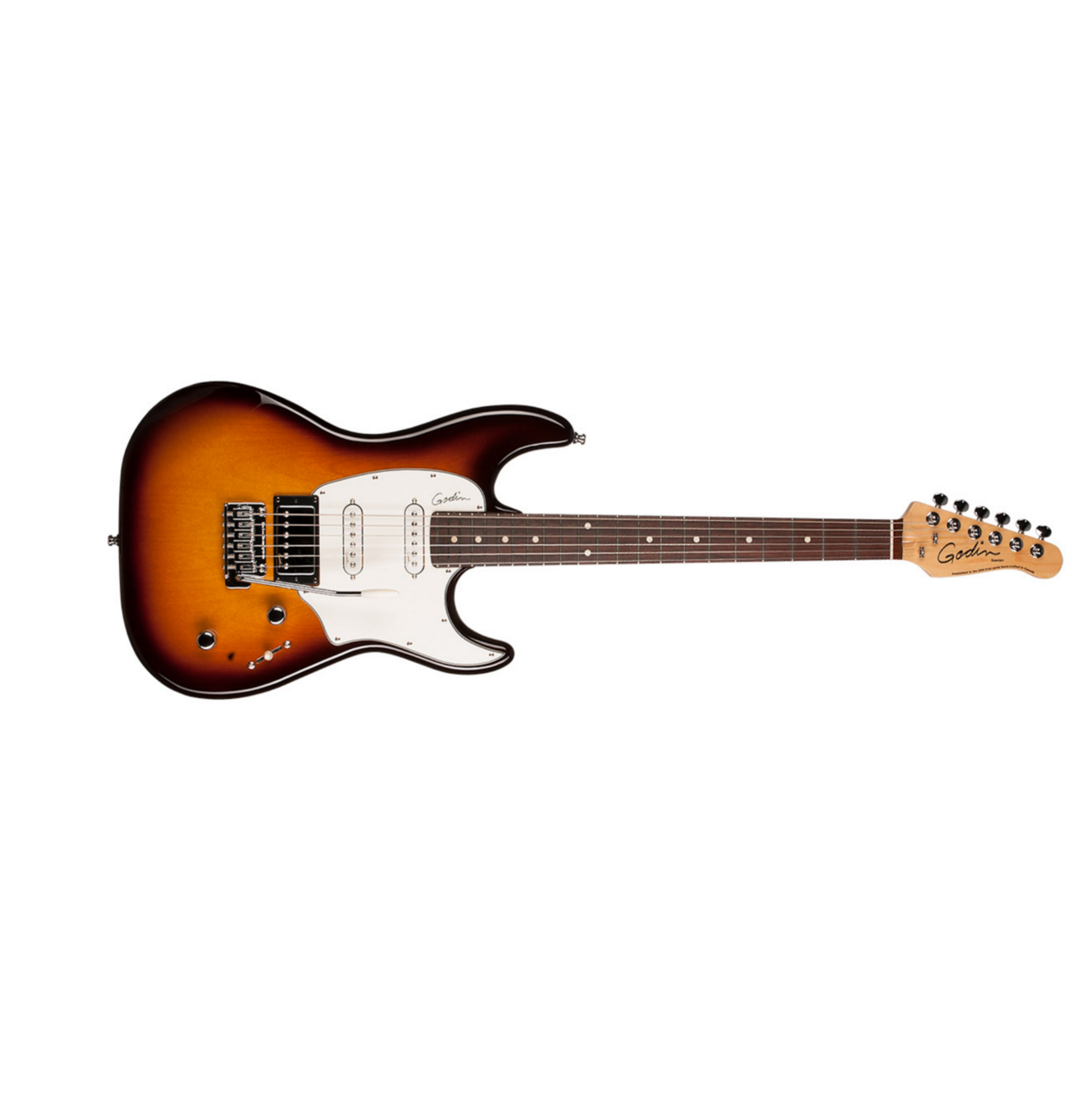 Godin Double Cutaway Session Rw - Vintage Burst Hg - E-Gitarre in Str-Form - Main picture