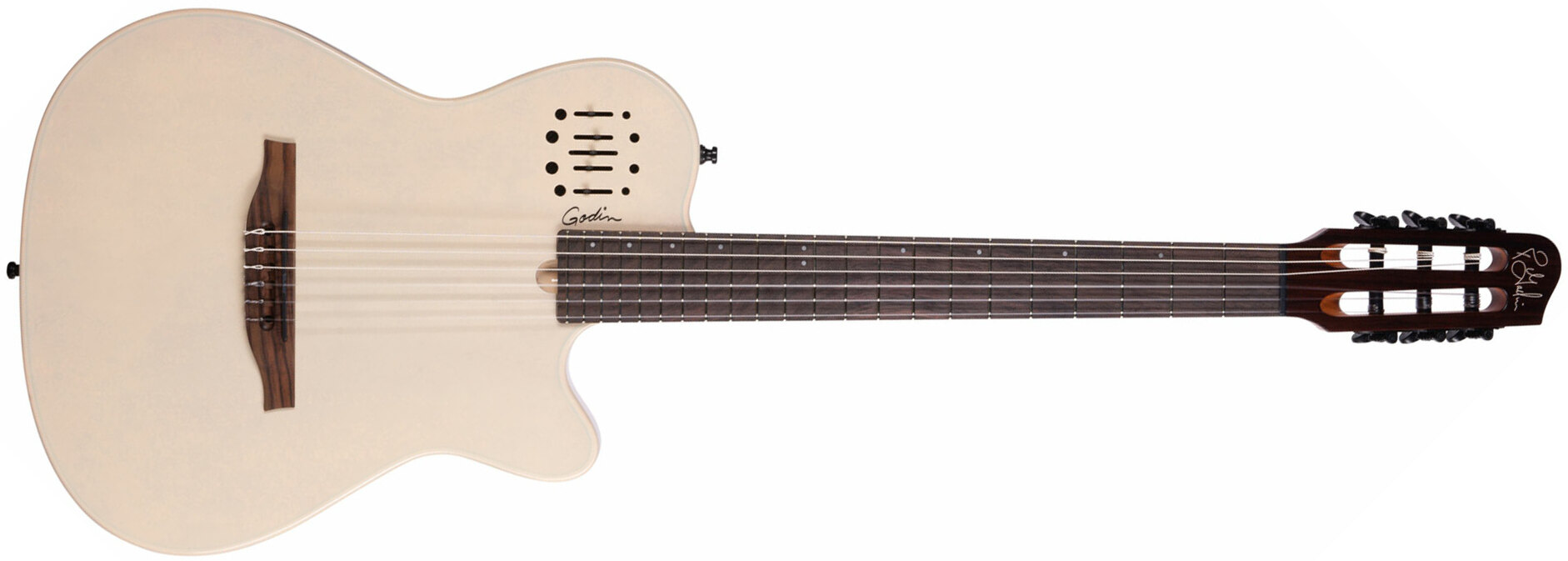 Godin Multiac Nylon Mundial Cw Cedre Acajou Rw - Ozark Cream - Konzertgitarren 4/4 - Main picture