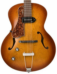 E-gitarre für linkshänder Godin 5th Avenue Kingpin P90 Linkshänder - Cognac burst