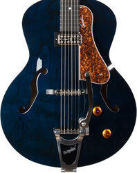 Semi-hollow e-gitarre Godin 5th Avenue Night Club - Indigo blue