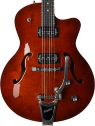 Hollowbody e-gitarre Godin 5th Avenue Uptown T-Armond Bigsby - Havana burst