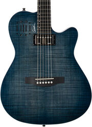 Folk-gitarre Godin A6 Ultra - Denim blue flame