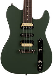 E-gitarre in teleform Godin Radium - Matte green