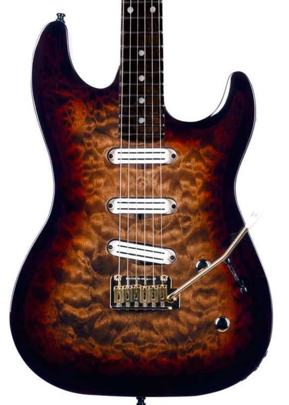 E-gitarre in str-form Godin Artisan ST-III EN - WHISKEY BURST