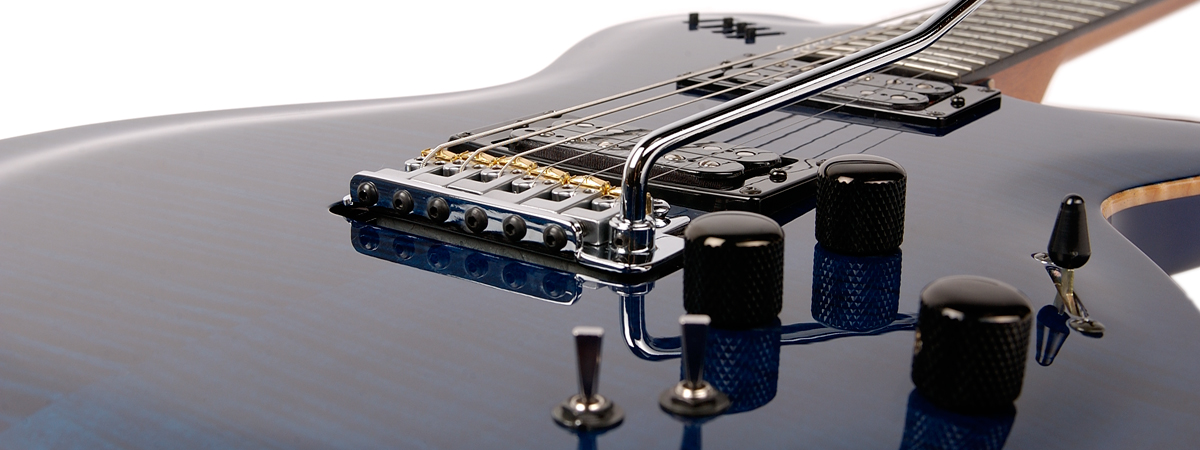 Godin Lgxt Sa Hh Seymour Duncan Piezo Midi Trem Ric - Trans Blue Flame Aa - Midi-/Digital-/Modeling Gitarren - Variation 1