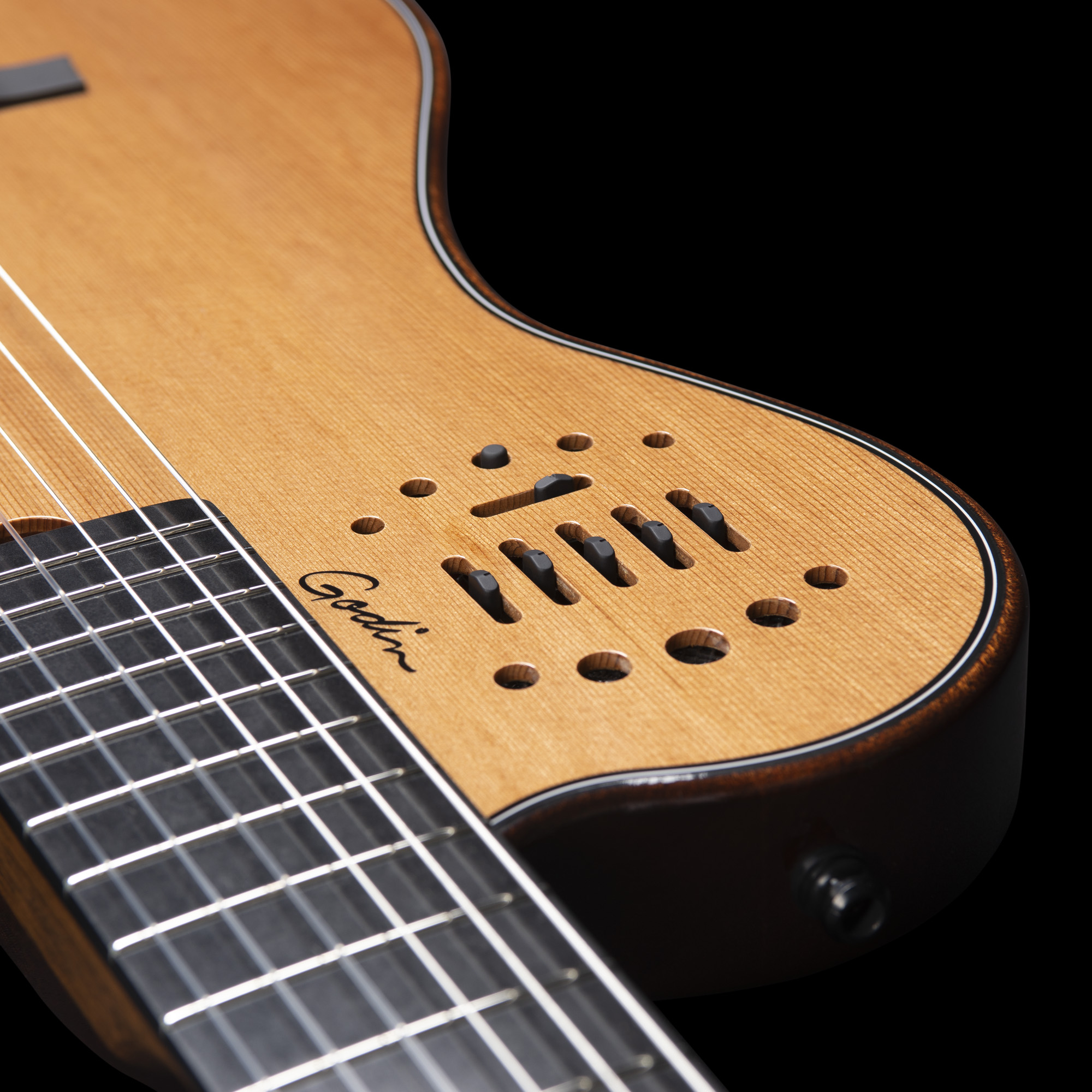 Godin Multiac Mundial Grand Concert Deluxe Mahogany - Natural - Konzertgitarren 4/4 - Variation 2