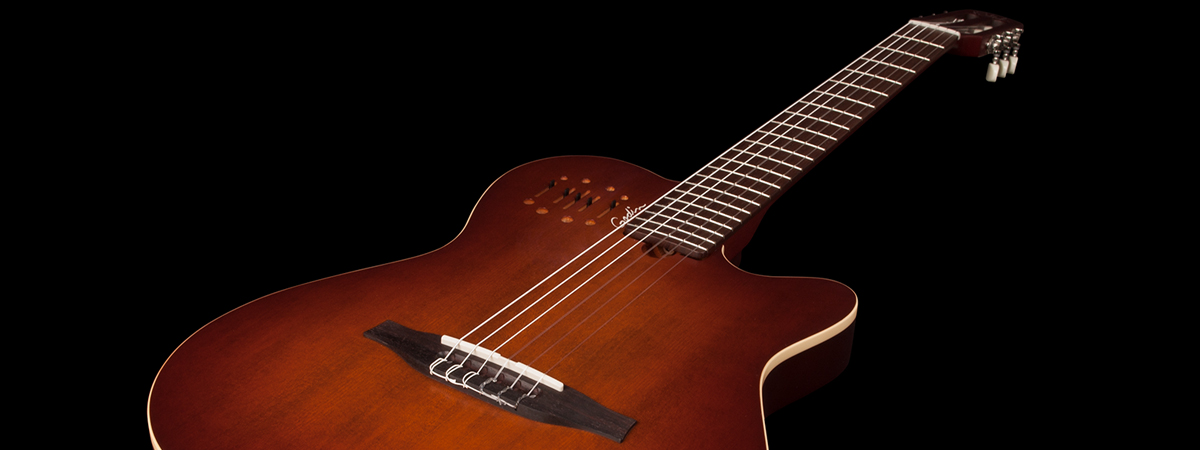 Godin Multiac Nylon Encore +housse - Burnt Umber - Konzertgitarren 4/4 - Variation 3