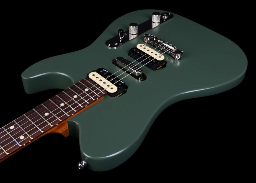 Godin Radium Hsh Ht Rw - Matte Green - E-Gitarre in Teleform - Variation 4