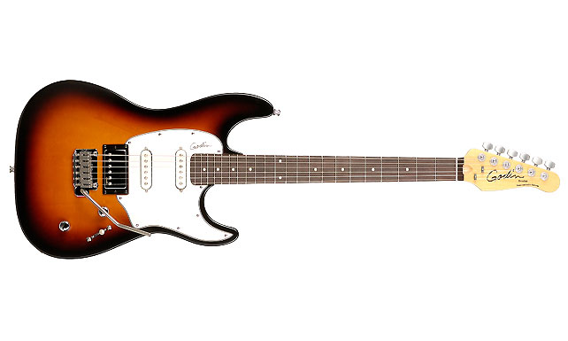 Godin Double Cutaway Session Rw - Vintage Bust Sg - E-Gitarre in Str-Form - Variation 1