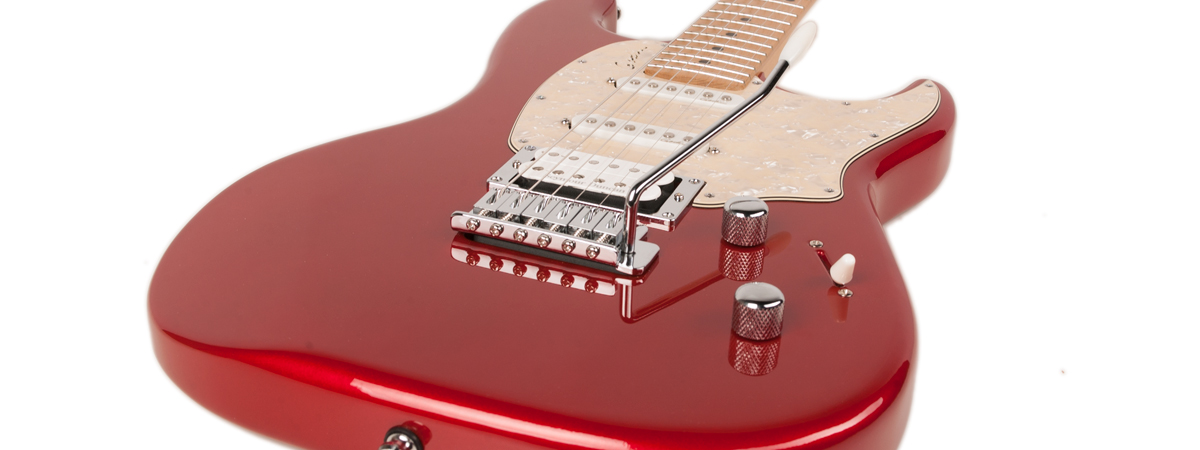 Godin Session Ltd Hss Seymour Duncan Trem Mn - Desert Red Hg - E-Gitarre in Str-Form - Variation 2