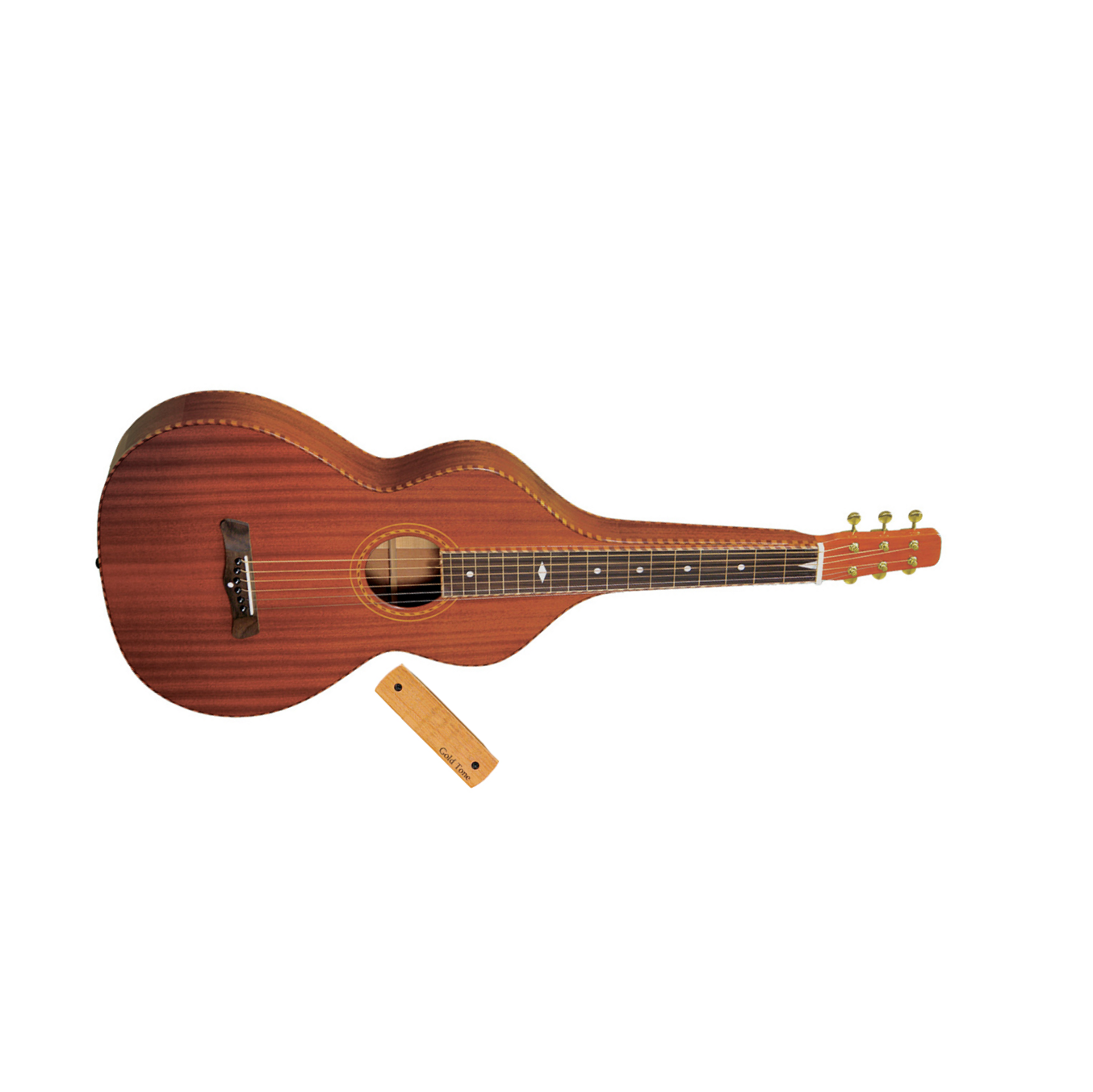 Gold Tone Sm-weissenborn Hawaiian Style Slide Guitar + Micro Double Bobinage +etui - Naturel - Lap Steel-Gitarre - Main picture