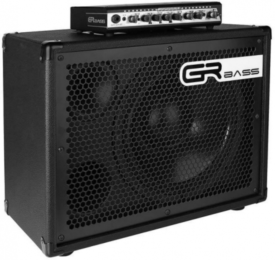 Gr Bass Stack 800 One 800 Head + Gr112h Wood Bass Cab 1x12 350w 8-ohm - Bassverstärker Stack - Main picture