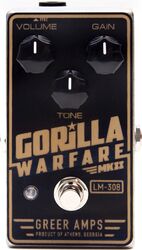 Overdrive/distortion/fuzz effektpedal Greer amps Gorilla Warfare MKII Distortion