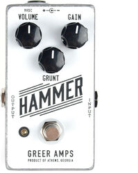 Overdrive/distortion/fuzz effektpedal Greer amps Hammer