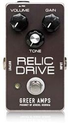 Overdrive/distortion/fuzz effektpedal Greer amps Relic Drive