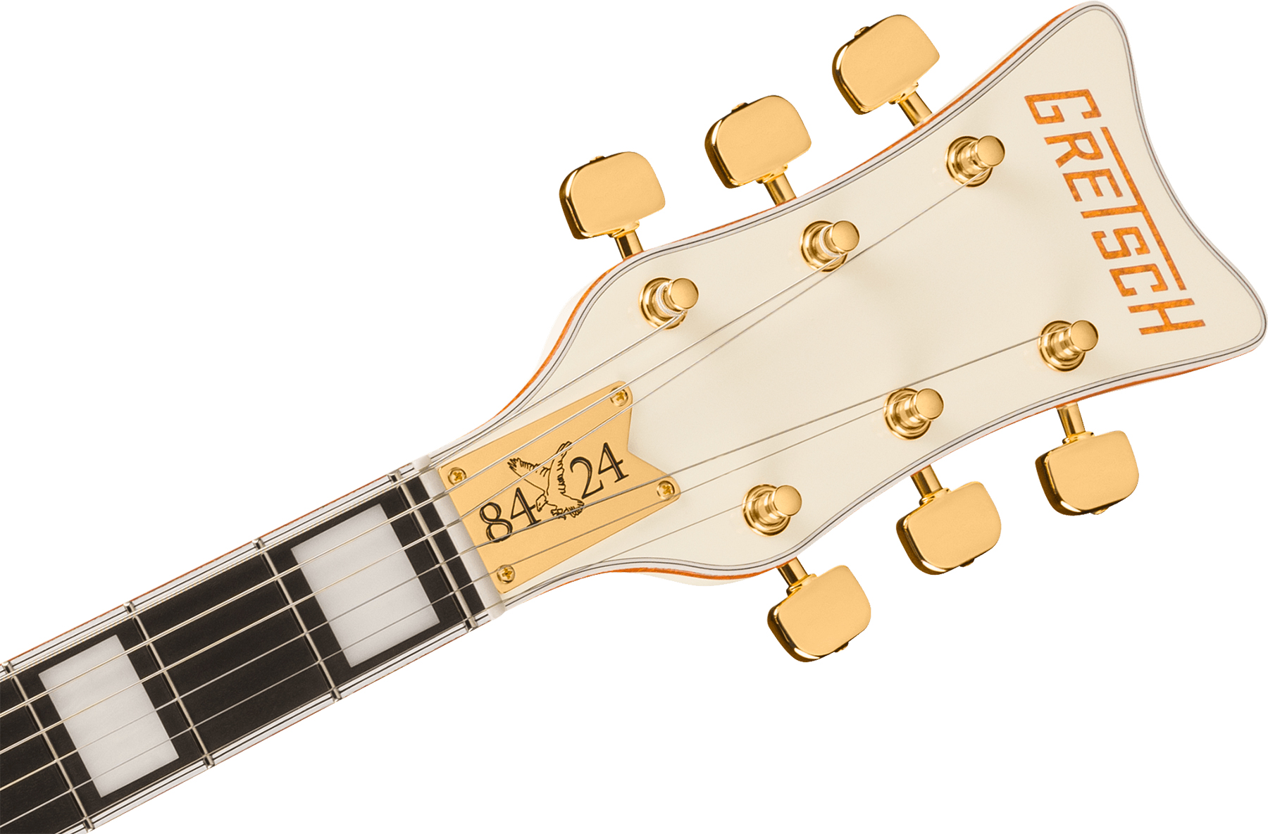 Gretsch Billy Duffy Falcon G8424tg Bigsby Jap Ltd Signature 2h Trem Eb - Vintage White - Semi-Hollow E-Gitarre - Variation 3