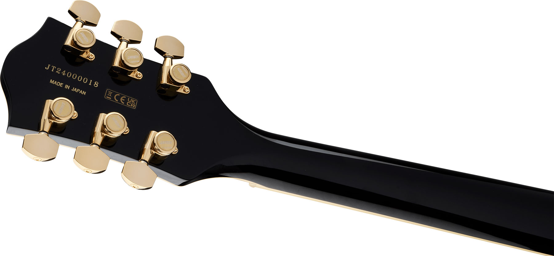 Gretsch Broadkaster Lx Center Block Dc Bigsby Gh Pro. Jap 2h Trem Eb - Black - Semi-Hollow E-Gitarre - Variation 3