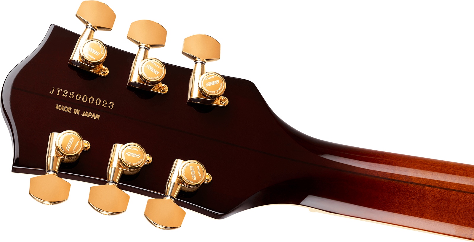 Gretsch Broadkaster Lx Center Block Dc Bigsby Gh Pro. Jap 2h Trem Eb - Havana Burst - Semi-Hollow E-Gitarre - Variation 4