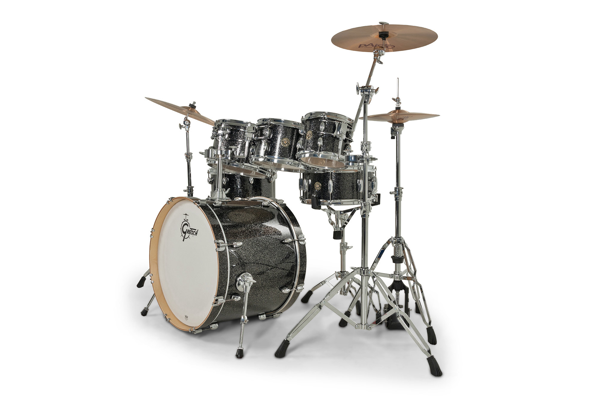 Gretsch Catalina Erable 7 Futs - 6 FÛts Et + - Black Stardust - Standard Akustik Schlagzeug - Variation 2
