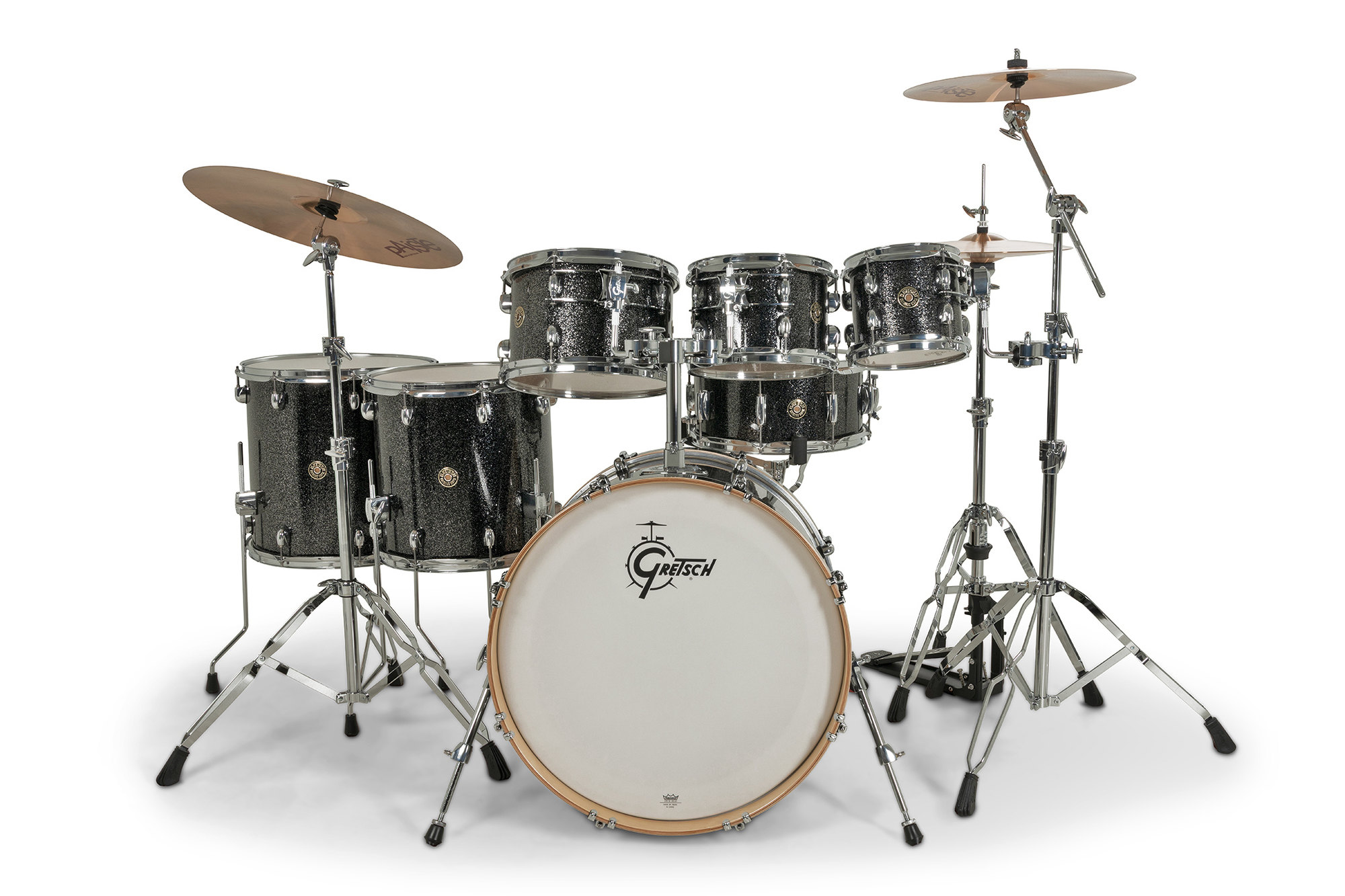 Gretsch Catalina Erable 7 Futs - 6 FÛts Et + - Black Stardust - Standard Akustik Schlagzeug - Variation 3