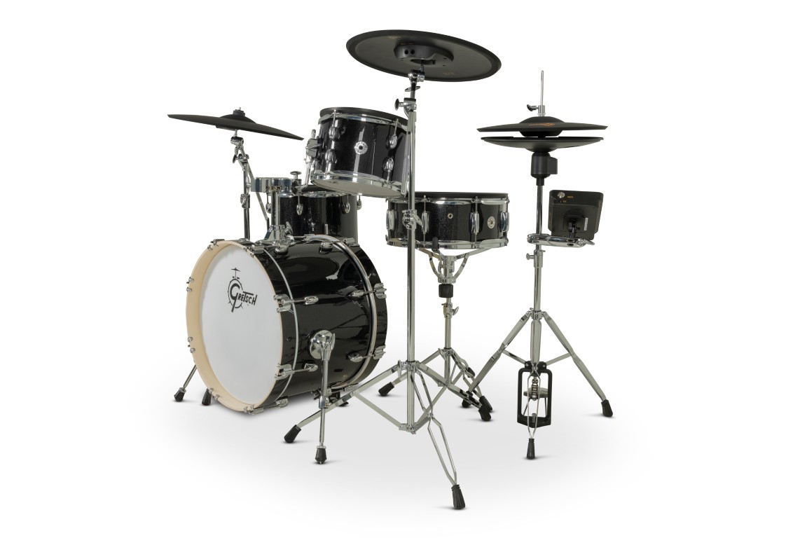 Gretsch Catalina Evo 4 Pc Kit Black Sparkle - Komplett E-Drum Set - Variation 2