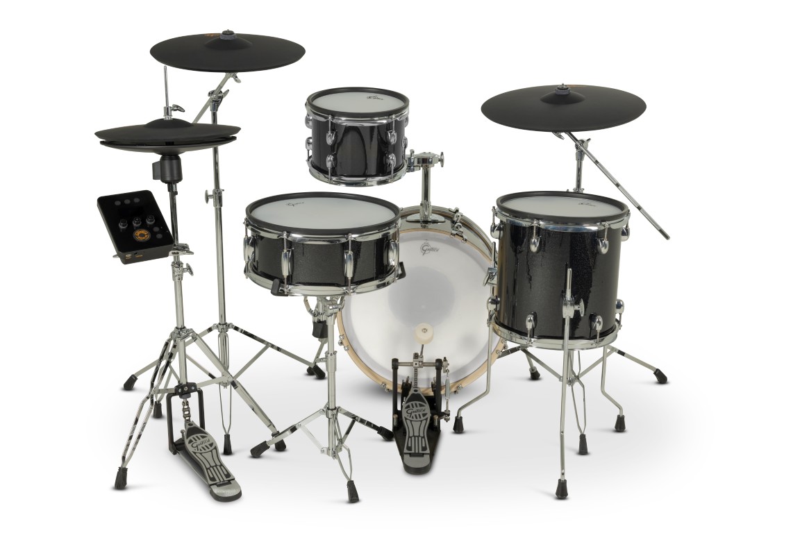 Gretsch Catalina Evo 4 Pc Kit Black Sparkle - Komplett E-Drum Set - Variation 3