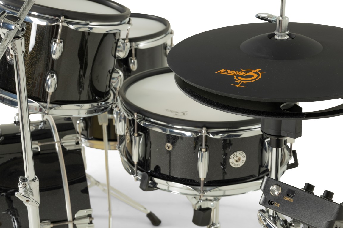 Gretsch Catalina Evo 4 Pc Kit Black Sparkle - Komplett E-Drum Set - Variation 6
