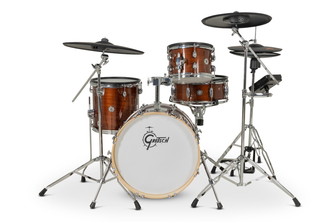Gretsch Catalina Evo 4 Pc Kit Walnut Glaze - Komplett E-Drum Set - Variation 4