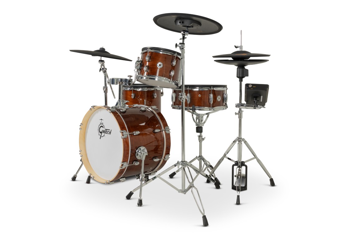 Gretsch Catalina Evo 4 Pc Kit Walnut Glaze - Komplett E-Drum Set - Variation 5