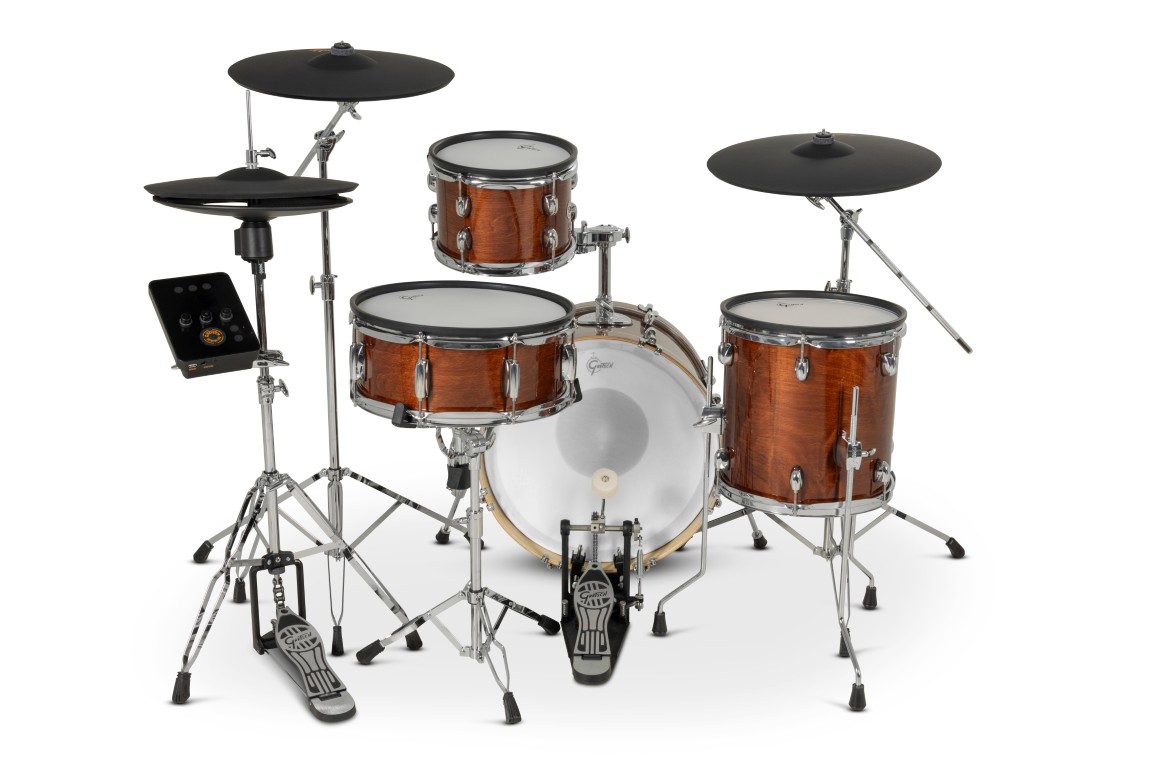 Gretsch Catalina Evo 4 Pc Kit Walnut Glaze - Komplett E-Drum Set - Variation 6