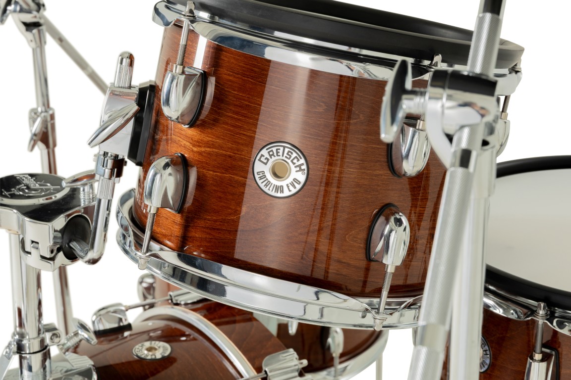 Gretsch Catalina Evo 4 Pc Kit Walnut Glaze - Komplett E-Drum Set - Variation 7