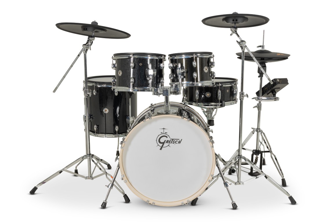 Gretsch Catalina Evo 5 Pc Kit Black Sparkle - Komplett E-Drum Set - Variation 13