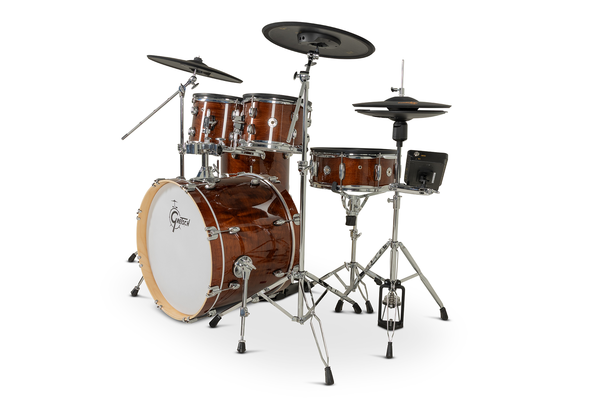 Gretsch Catalina Evo 5 Pc Kit Walnut Glaze - Komplett E-Drum Set - Variation 2