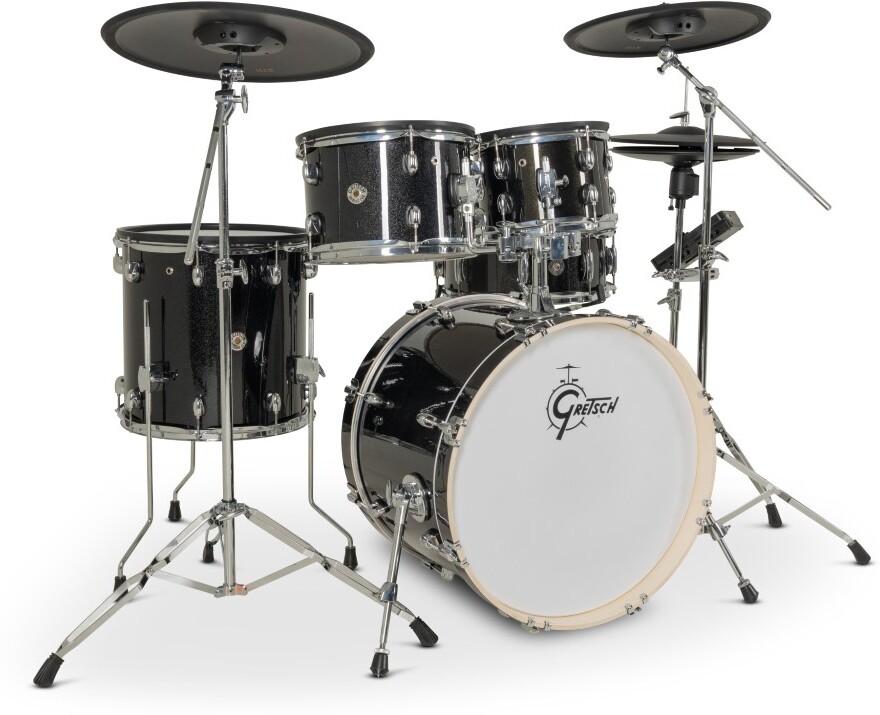 Gretsch Catalina Evo 5 Pc Kit Black Sparkle - Komplett E-Drum Set - Main picture